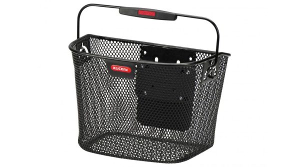 Rixen & Kaul KLICKfix Mini Bicycle Basket 29x20x19cm Black