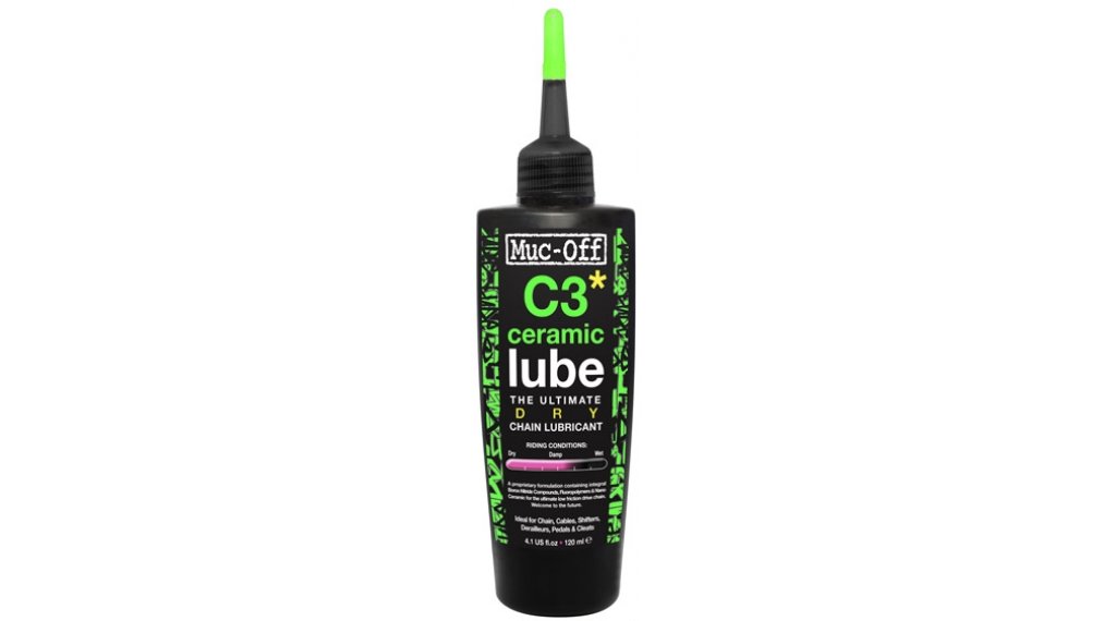 Muc-Off C3 Dry Ceramic Kettenschmiermittel 1 Muc-Off C3 Dry Ceramic Chain Lubricant 120ml