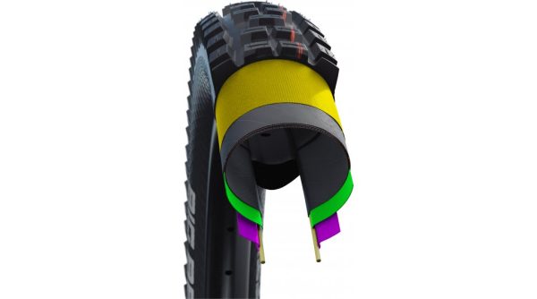 Pneumatico pieghevole Schwalbe Magic Mary Evolution 29" ADDIX SOFT Super Gravity 62-622 (29x2.40) con carcassa nera