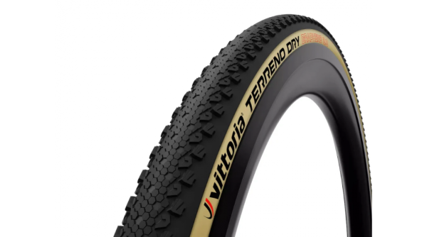 Pneu pliable Vittoria Terreno Dry Gravel Lite TLR 47-622 (700x47C) noir/beige