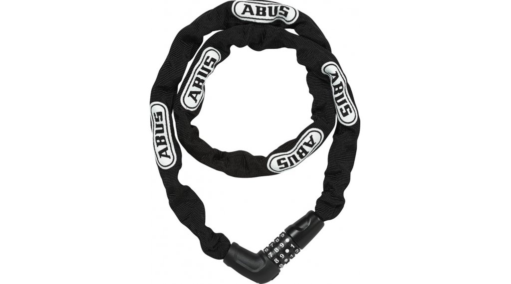 Candado de cadena Abus 5805C Steel-O-Chain de 110 cm, color negro