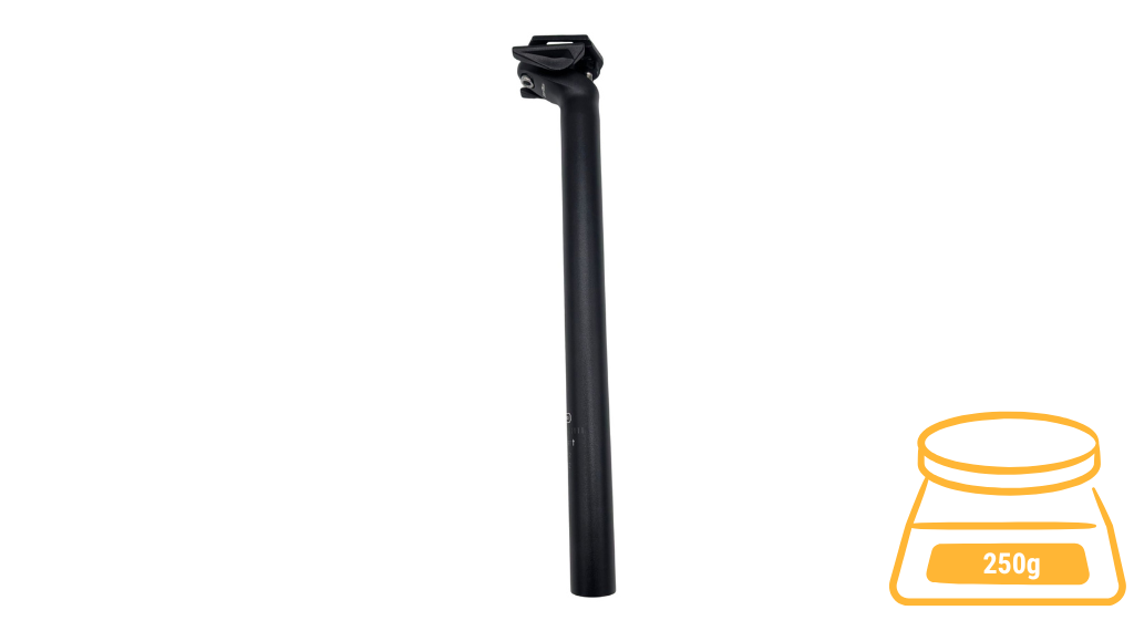 JD Aluminium Sattelstütze 27.2x320mm 20mm-Offset schwarz (BULK) 5 JD Aluminium Sattelstütze 27.2x320mm 20mm-Offset schwarz (BULK)