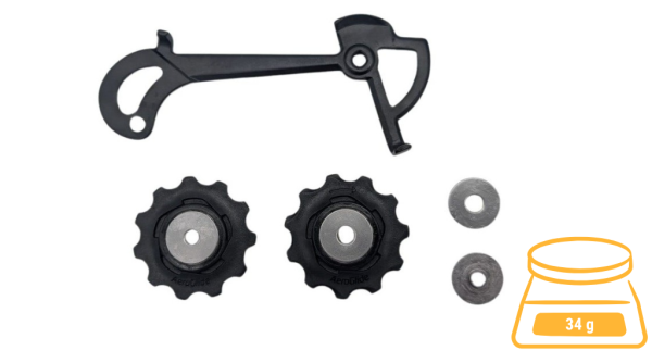 SRAM Rival22 Schaltwerksröllchen+Kettenleitblech innen (medium cage) (BULK)