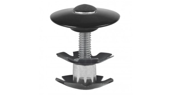 Nakrętka M-Wave Fork Fix Ahead z nakrętką gwiazdkową 1 1/8" czarna