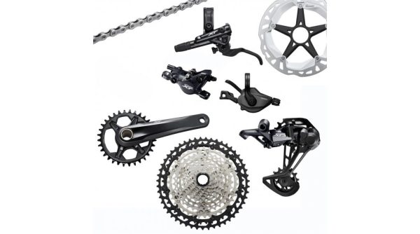 Gruppo Shimano XT M8100 XC 1x12 velocità 32 denti 175 mm 10-51 denti