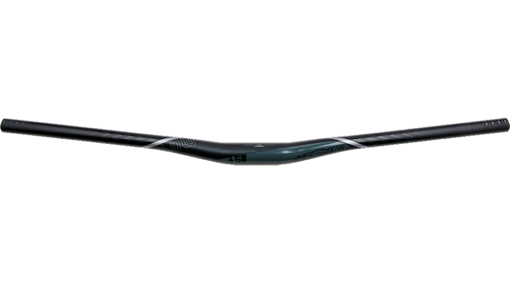 Guidon Azonic Flow FAT 35 34,9 x 785 mm, élévation de 18 mm, noir/gris