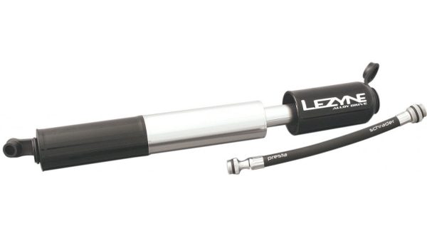 Pompe à main Lezyne CNC en alliage, moyenne, noire