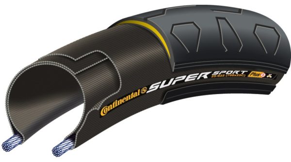 Continental Super SportPlus 28" skládací plášť 25-622 (700x25C) černá/černá