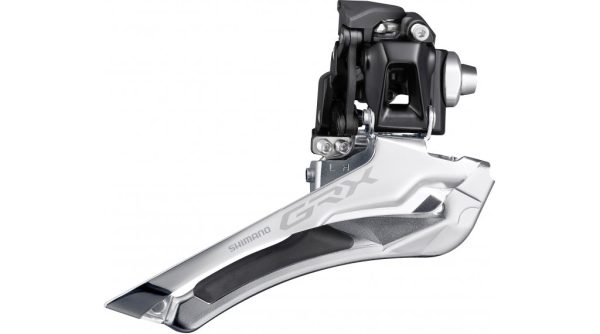 Deragliatore anteriore Shimano GRX FD-RX400, attacco a saldare, nero