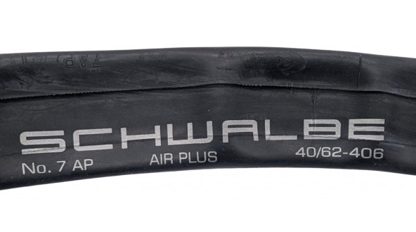 Wąż Schwalbe Air Plus SV7AP 20" 40/62-406 (20"x1,5"-2,4") Sclaverand 40mm (luzem)