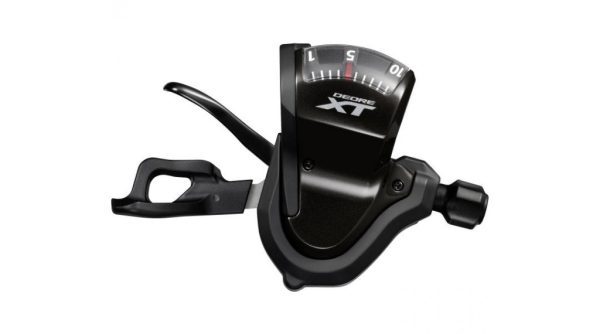 Řadicí páka Shimano Deore SL-T8000, upevnění objímkou, pravá, 10 rychlostí