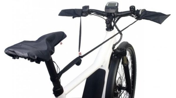 Coprimanubrio/sella Tip Top Fix & Protect, nero