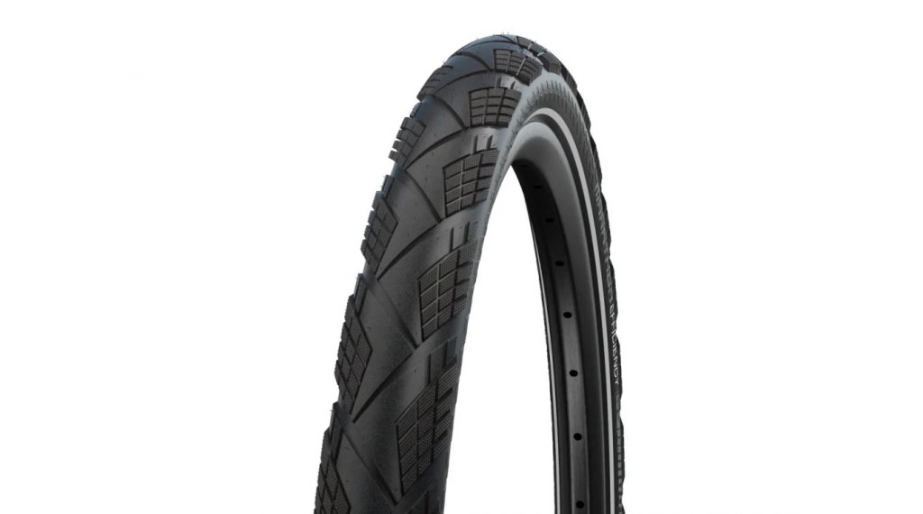 Neumático plegable Schwalbe Marathon Efficiency Evolution de 28" ADDIX Race Super Race 50-622 (28x2.00) negro reflectante