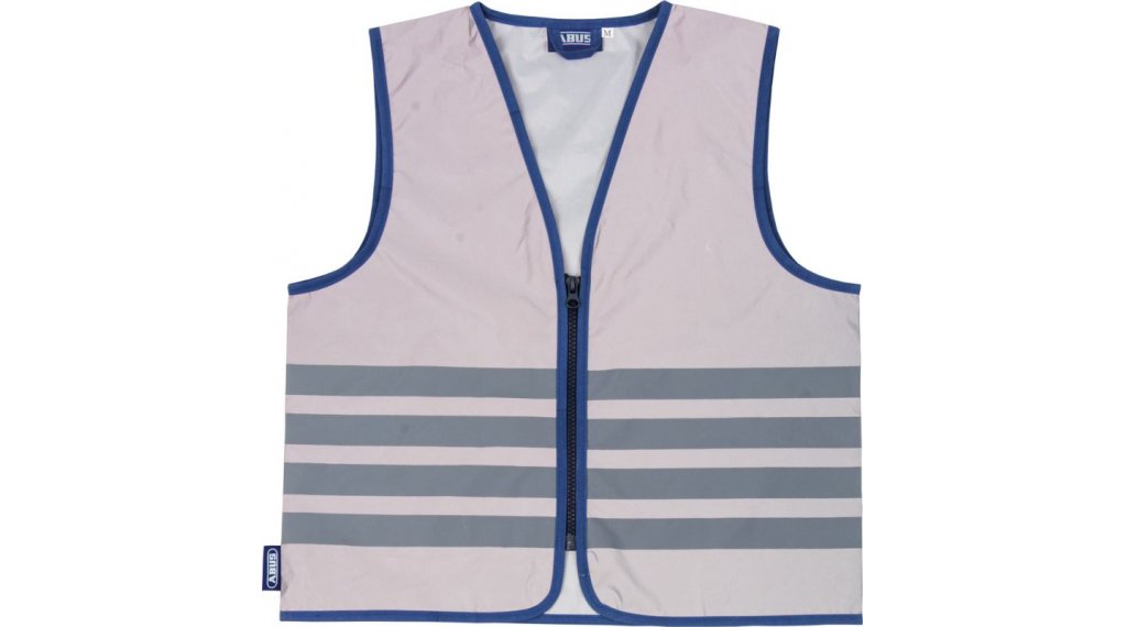 Gilet de sécurité haute visibilité enfant Abus Lumino Urban, taille L, argent