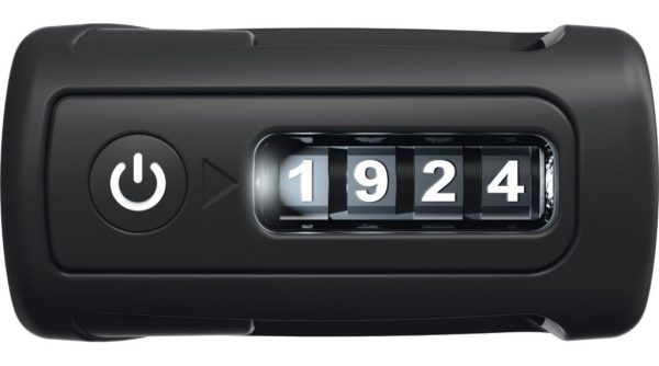 Candado plegable Abus 6000C Bordo Combo LED de 90 cm, color negro