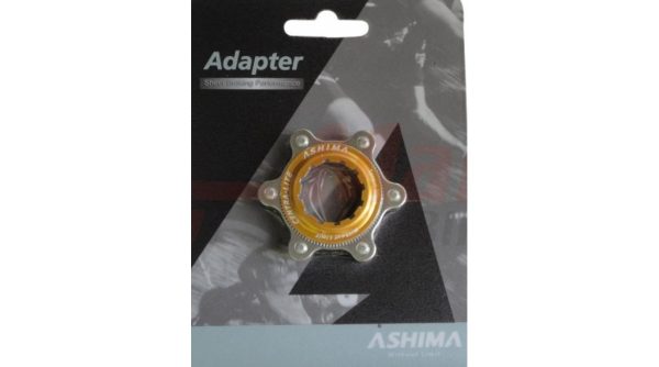 Adaptateur Centerlock ultraléger Ashima AC02 pour disque de frein à 6 boulons, or