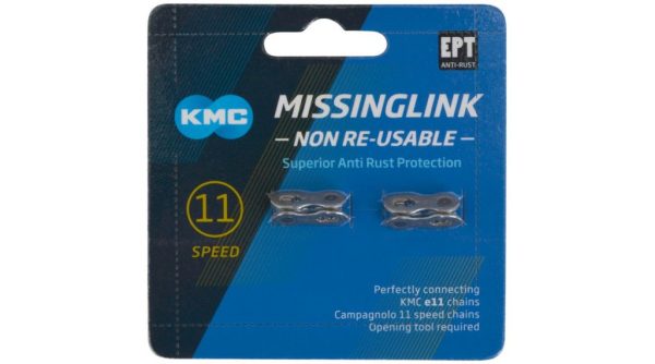 KMC Kettenschloss MissingLink 11-fach Non-Re-Usable EPT silver Set