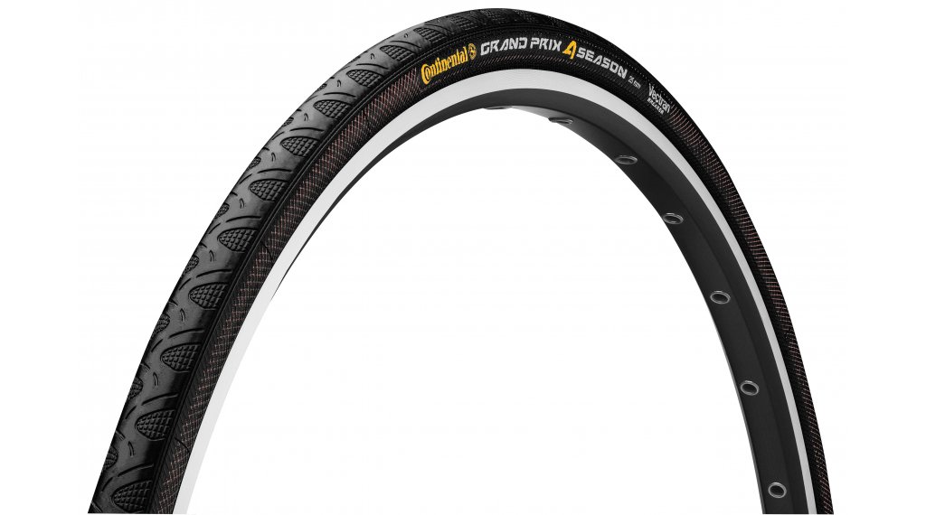 Continental Grand Prix 4-Season 28" Faltreifen 4 Pneumatico pieghevole Continental Grand Prix 4-Season da 28" 23-622 (700x23C) nero/pelle nera