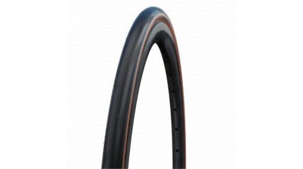 Opona składana Schwalbe One Performance Line MicroSkin RaceGuard ADDIX 30-622 (28x1,20) z bokami w kolorze brązowym
