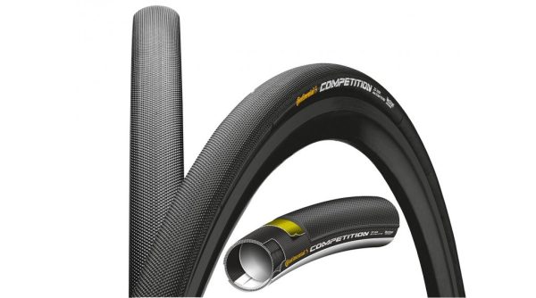 Pneu tubulaire Continental Competition TT 28" 28x25mm Noir/Peau noire