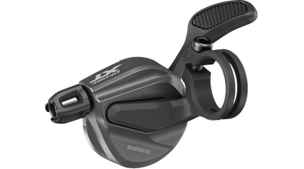 Dźwignia zmiany biegów Shimano Deore XT SL-M8100, mocowanie zaciskowe, lewa, 2-biegowa
