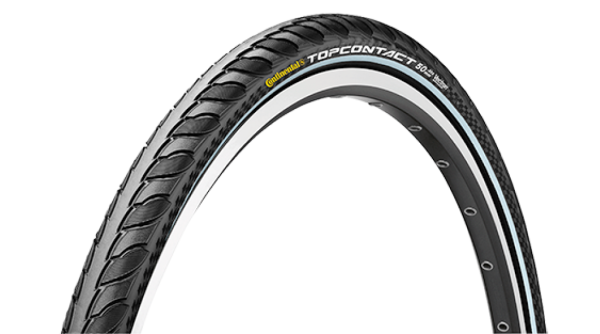 Continental TopContact II 28" Faltreifen 42-622 (700x42C) schwarz/schwarz reflex
